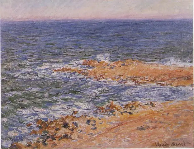 Meri Antibesissä - Claude Monet