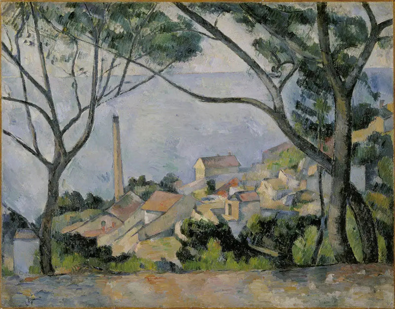 Meri Estaque'ssa - Paul Cézanne