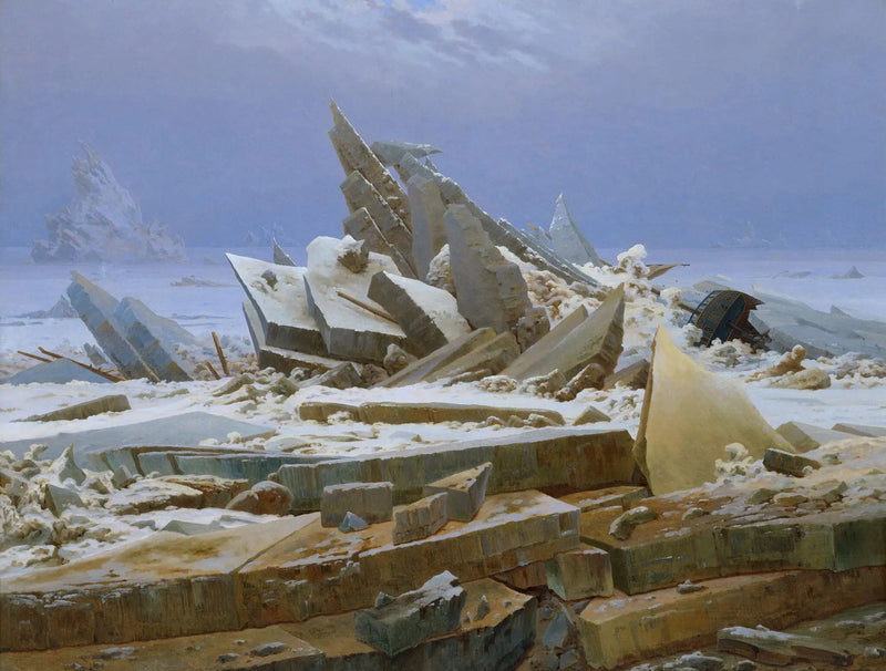 Jäätikkömeri - Caspar David Friedrich