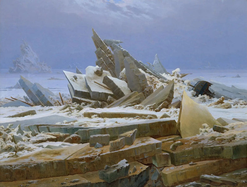 Jäätikkömeri - Caspar David Friedrich