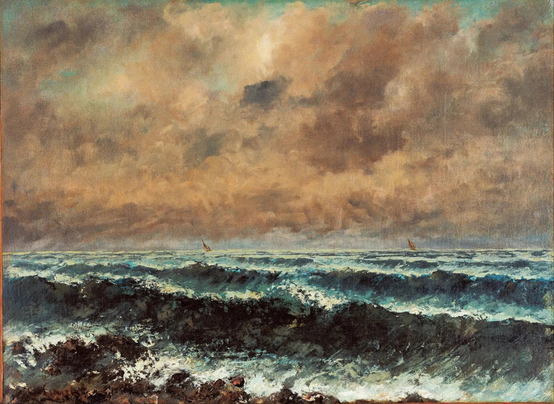 Meri syksyllä - Gustave Courbet