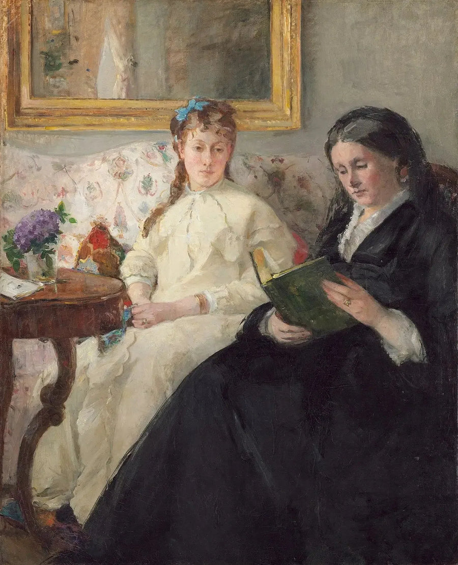 Taiteilijan äiti ja sisar - Berthe Morisot
