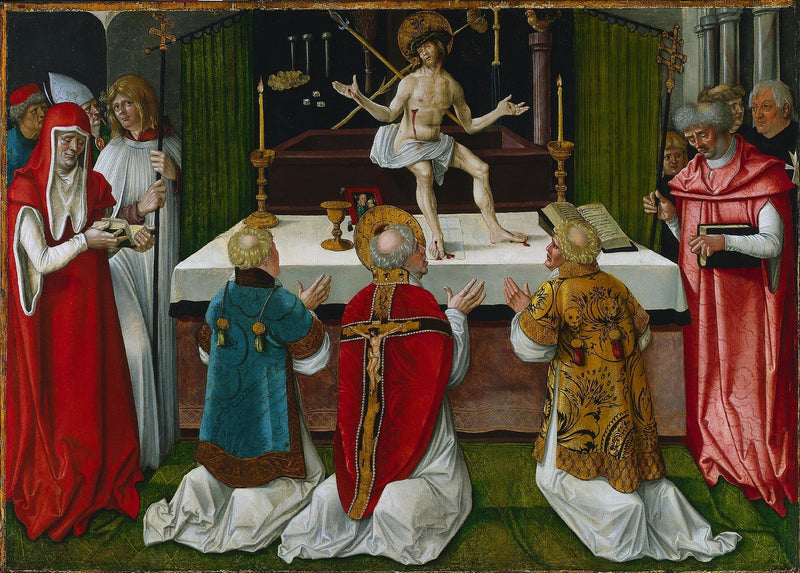 Pyhän Gregorion messu - Hans Baldung Grien