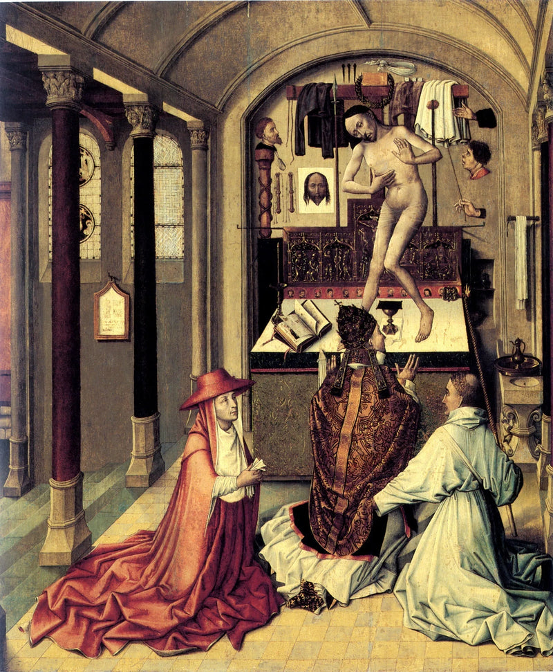 Pyhän Gregorion messu - Robert Campin