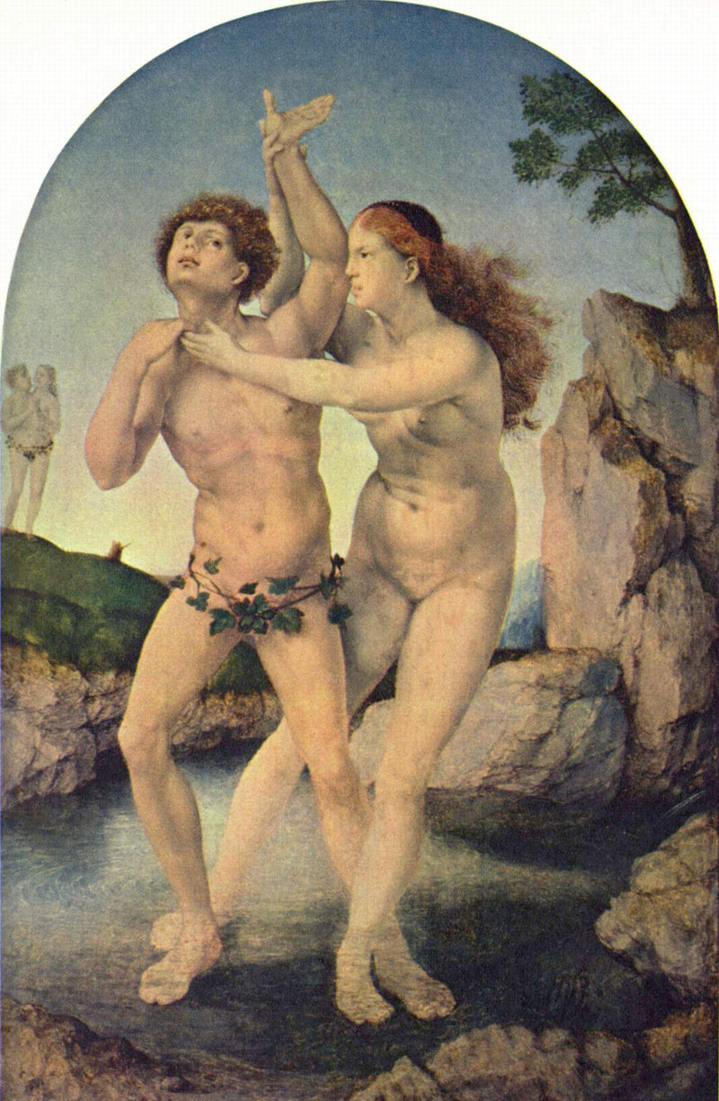 Hermaphroditen ja Salmacisin metamorfosi - Jan Gossaert