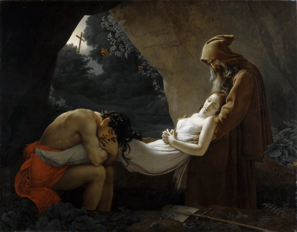 Atalan hautaaminen - Anne-Louis Girodet