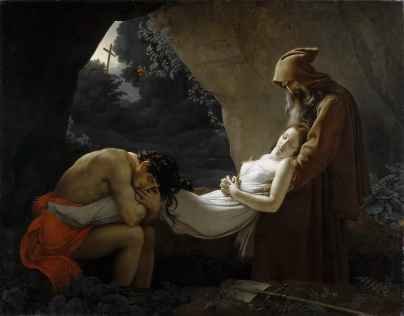 Atalan hautaaminen - Anne-Louis Girodet