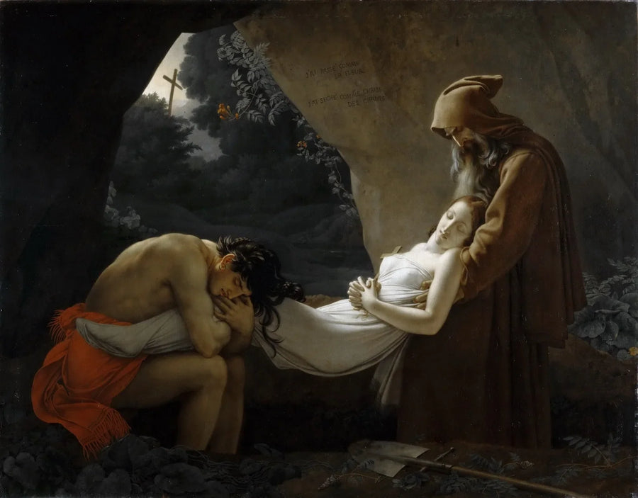 Atalan hautaaminen - Anne-Louis Girodet