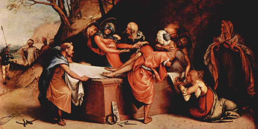 Kristuksen hautaaminen (Lotto) - Lorenzo Lotto