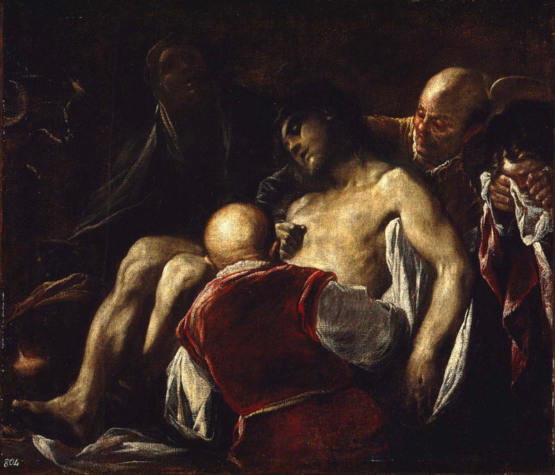 Kristuksen hautaaminen - Luca Giordano