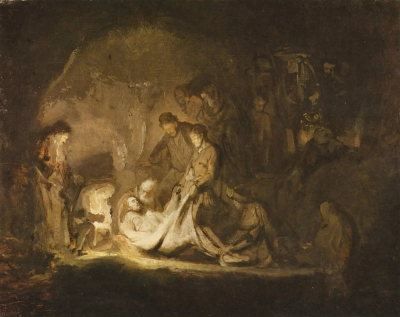 Kristuksen hautaaminen - Rembrandt