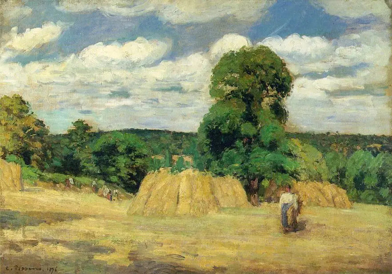 Sadonkorjuu - Camille Pissarro