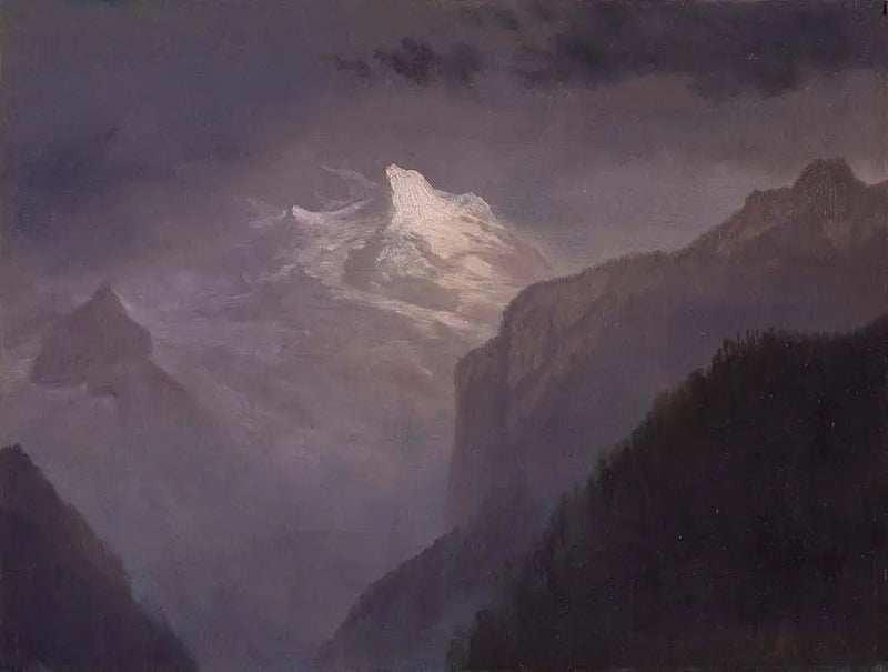 Luminen vuori - Albert Bierstadt