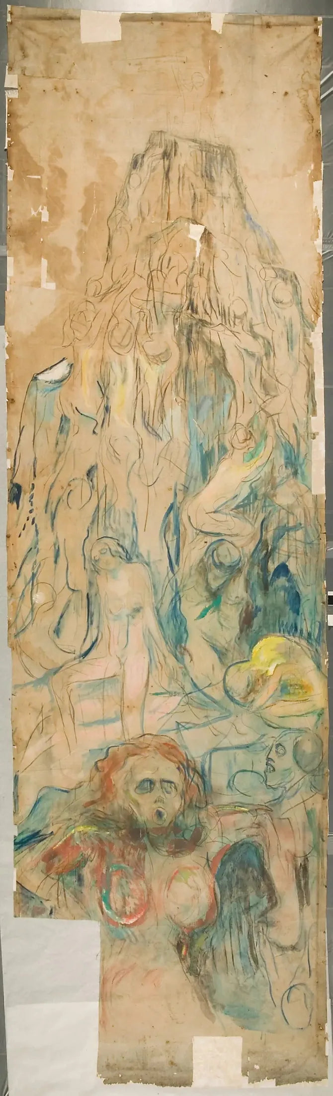 Inhimillinen vuori: keskiosa - Edvard Munch