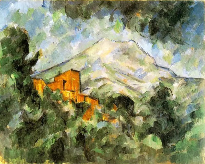 Pyhä-Victoire-vuori ja Château Noir - Paul Cézanne