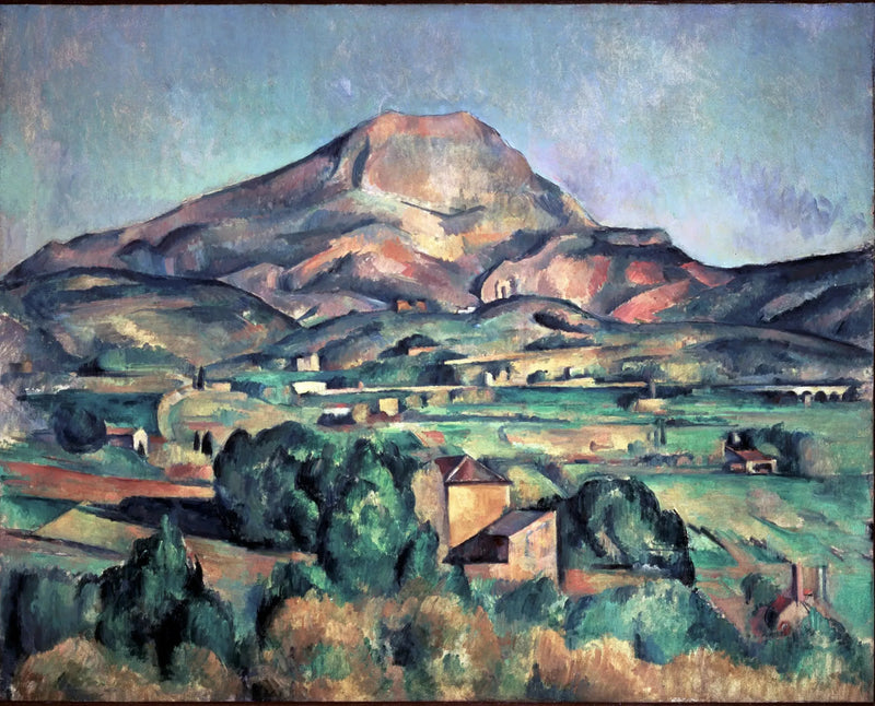 Sainte-Victoire -vuori Bellevue-näkymä - Paul Cézanne