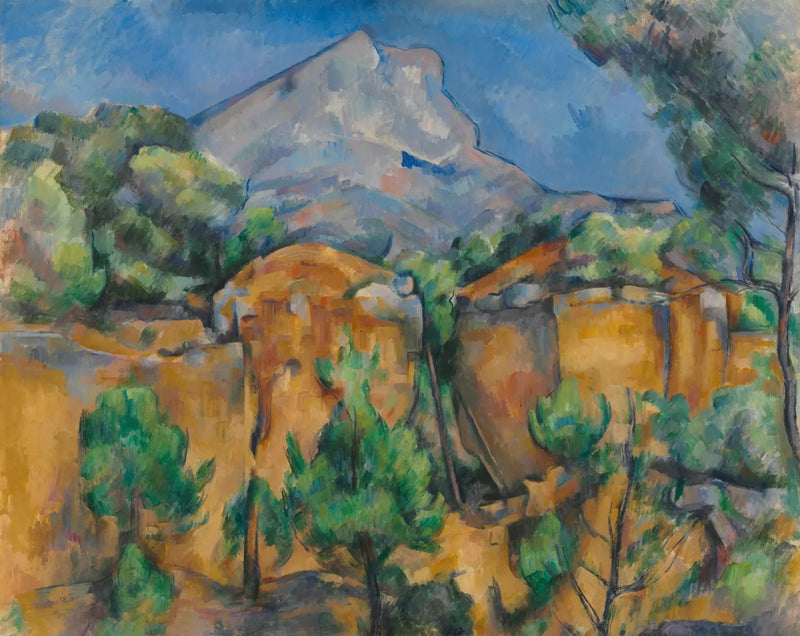 Pyhän Viktorian vuori Bibémuksesta nähtynä - Paul Cézanne
