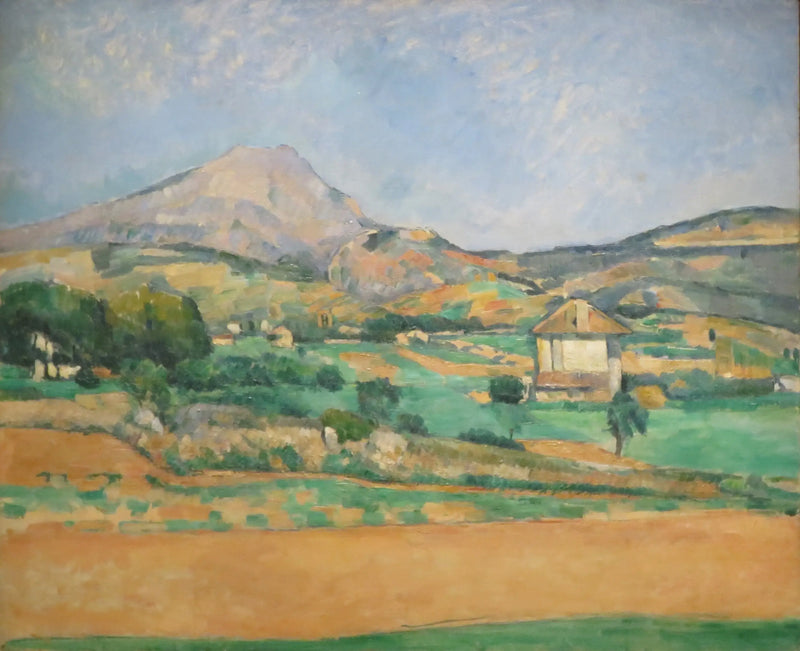 Pyhä-Victoire-vuori nähtynä Valcrosin polulta (ja La Générale -bastidi) - Paul Cézanne