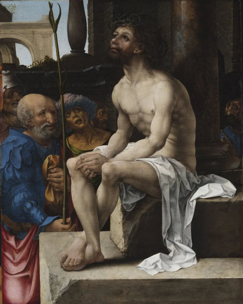 Kristuksen pilkkaus - Jan Gossaert