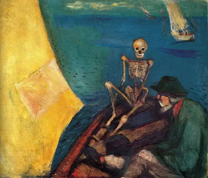 Kuolema ohjaimessa - Edvard Munch
