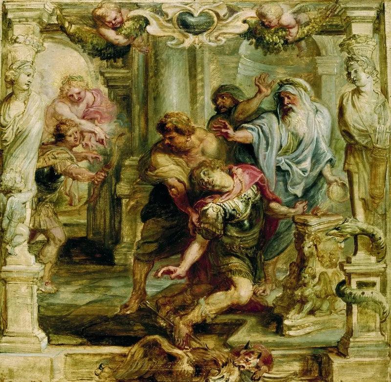 Achilleen kuolema - Peter Paul Rubens
