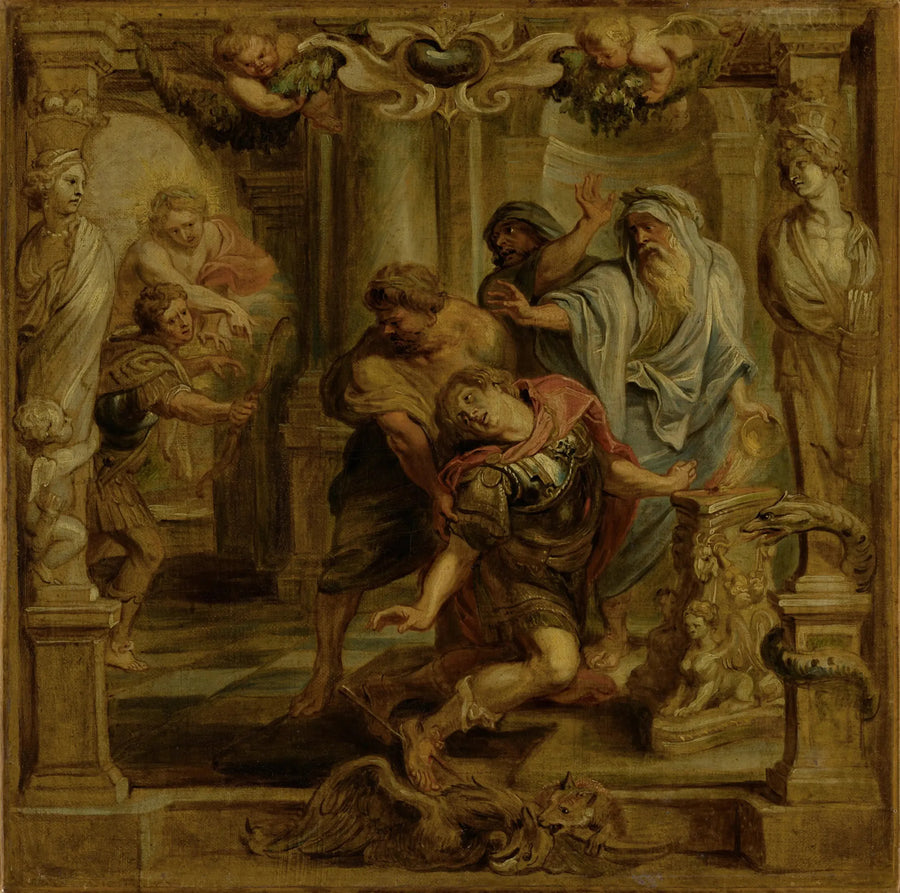 Achilleen kuolema - Peter Paul Rubens