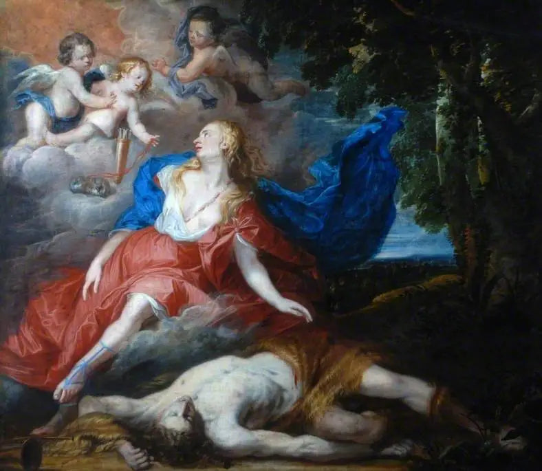 Adonin kuolema - Antoine van Dyck