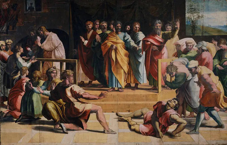 Ananian kuolema - Raphael Sanzio