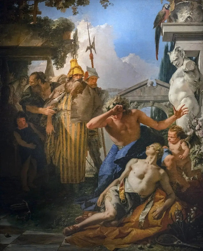 Hyacintin kuolema - Giovanni Battista Tiepolo
