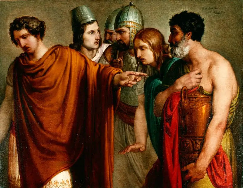 Abradaten kuolema - Francesco Hayez