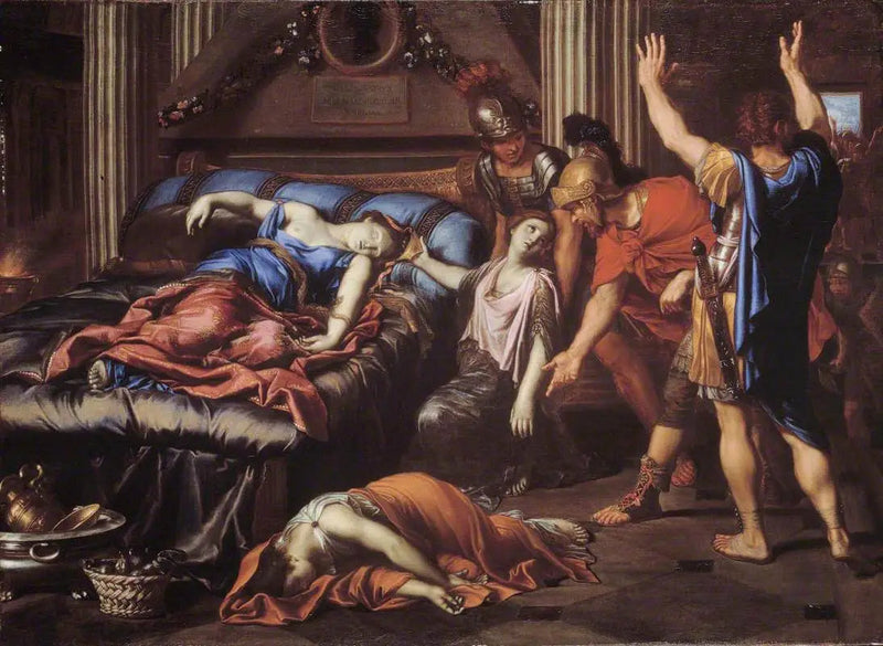 Kleopatran kuolema - Pierre Mignard