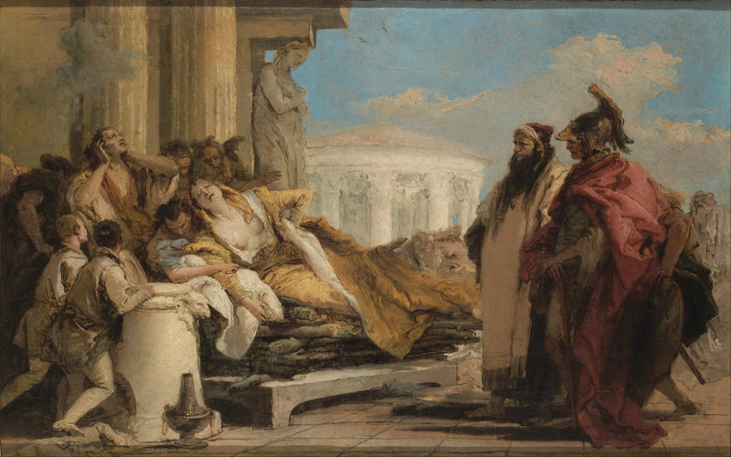 Didonin kuolema - Giovanni Battista Tiepolo