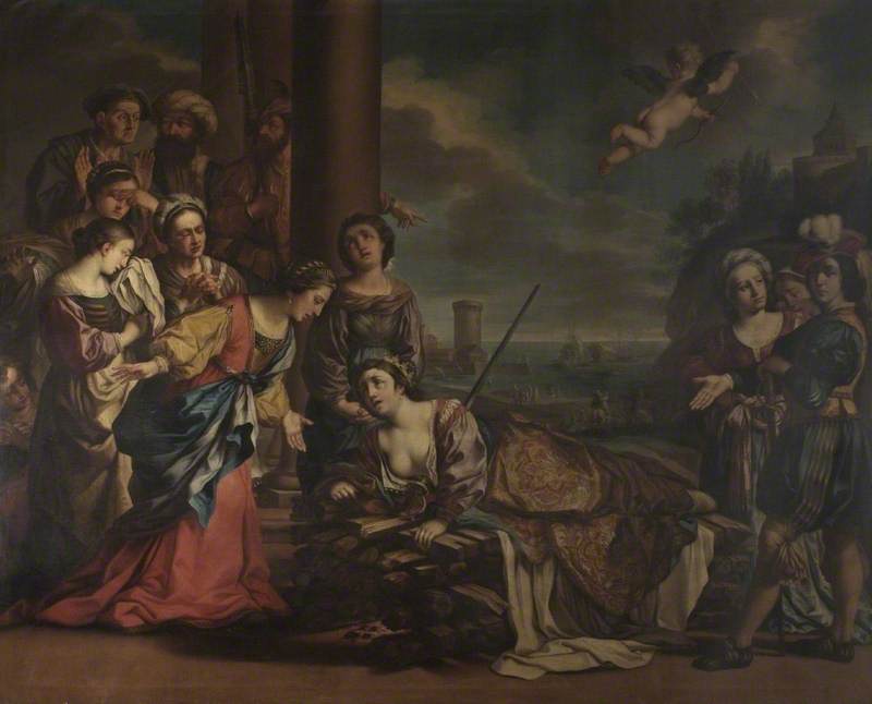 Didonin kuolema - Guercino
