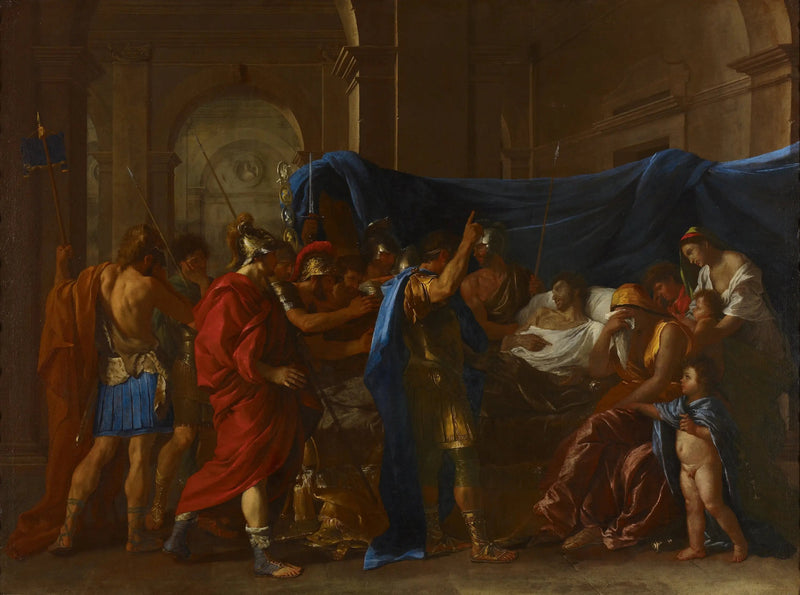Germanicuksen kuolema - Nicolas Poussin