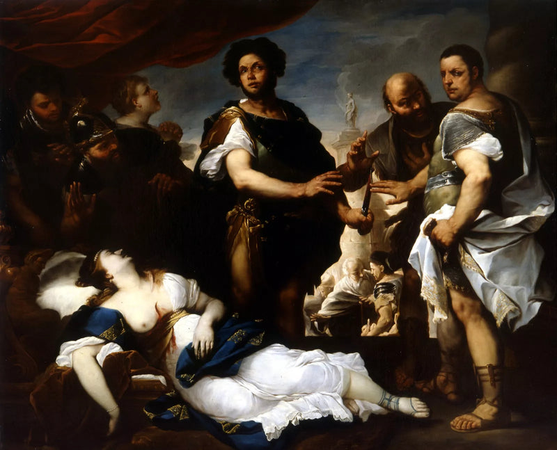 Lucretian kuolema - Luca Giordano