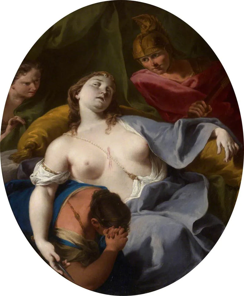 Lucrezian kuolema - Giovanni Battista Pittoni
