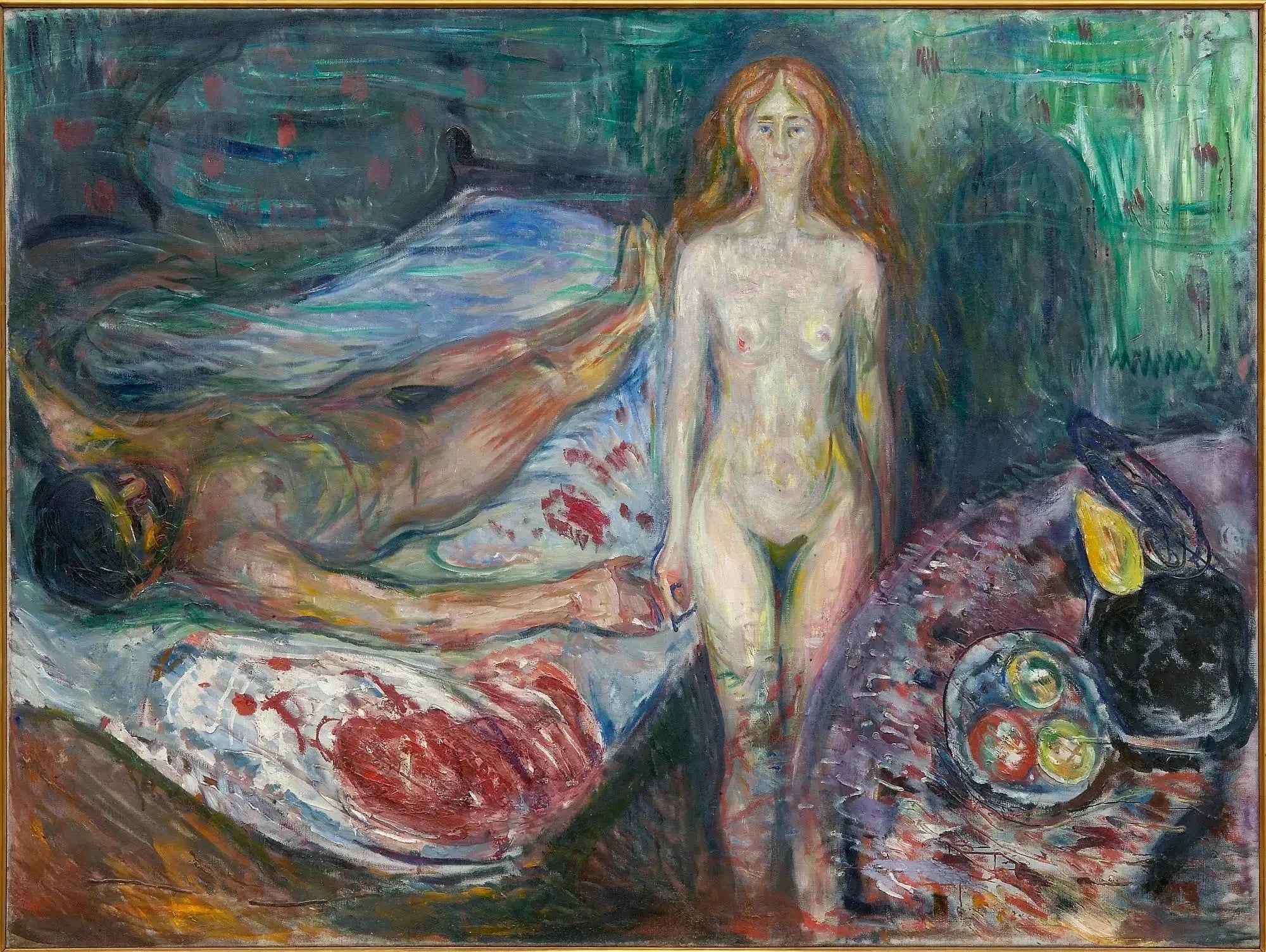 La Mort de Marat - Edvard Munch image 1 copie peinte à la main à l’huile
