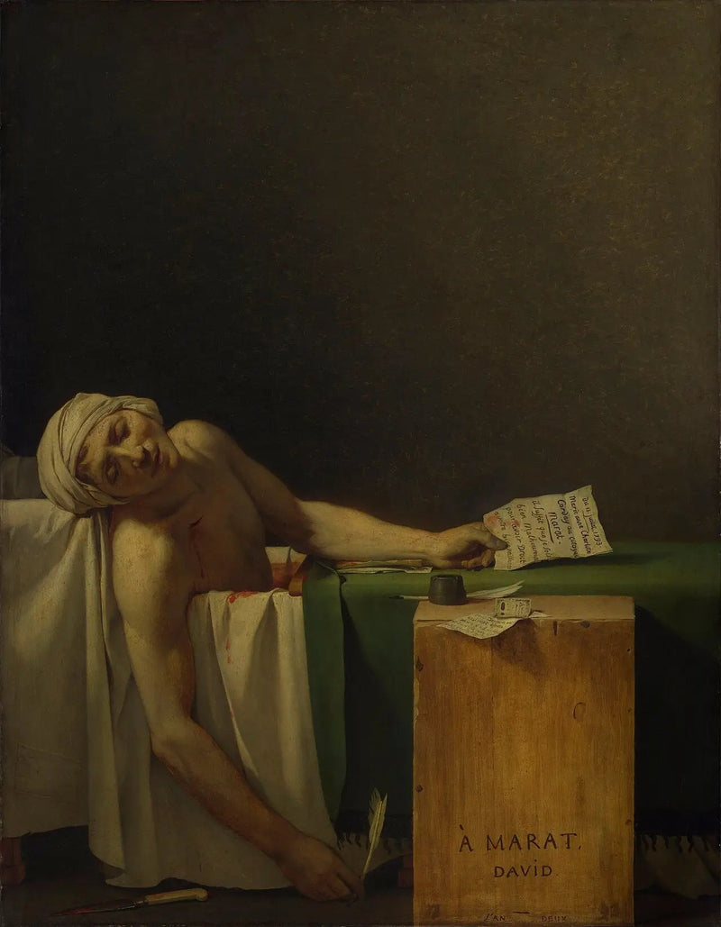 Marat'n kuolema - Jacques-Louis David