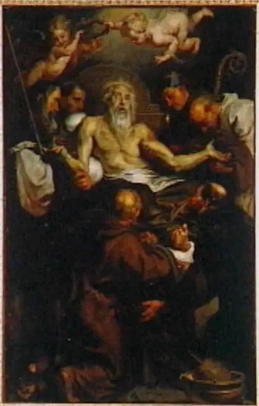 Pyhän Antoniuksen kuolema, abbedi - Peter Paul Rubens