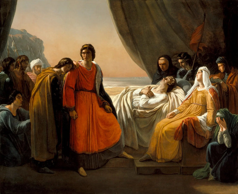 Pyhä Ludvigin kuolema - Ary Scheffer