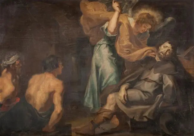 Pyhä Rochin kuolema (Pyhä Rochin alttaritaulu) - Peter Paul Rubens