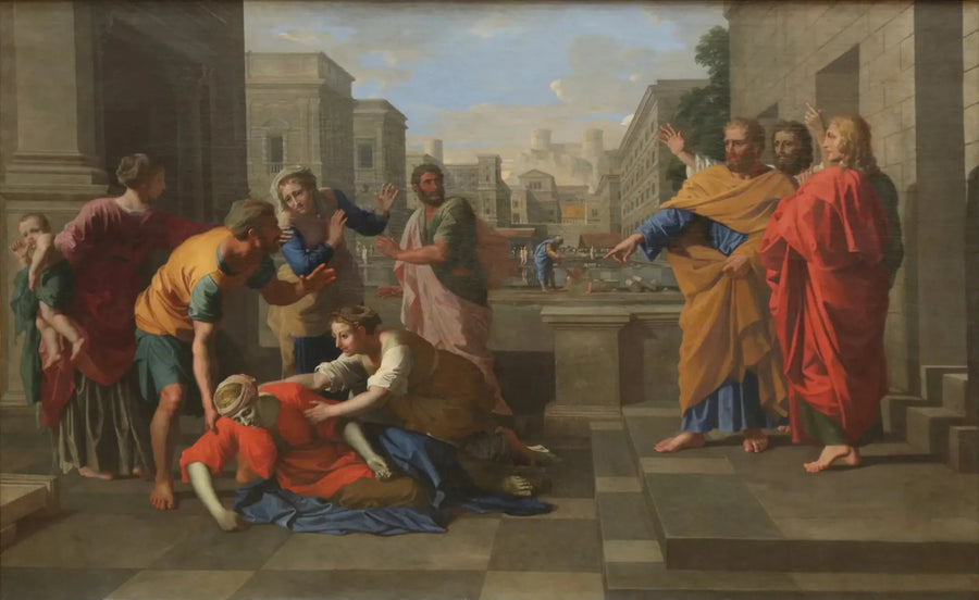 Saphiren kuolema - Nicolas Poussin