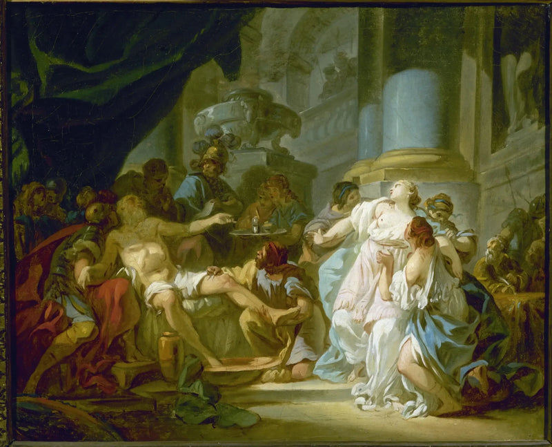 Senecan kuolema - Jacques-Louis David