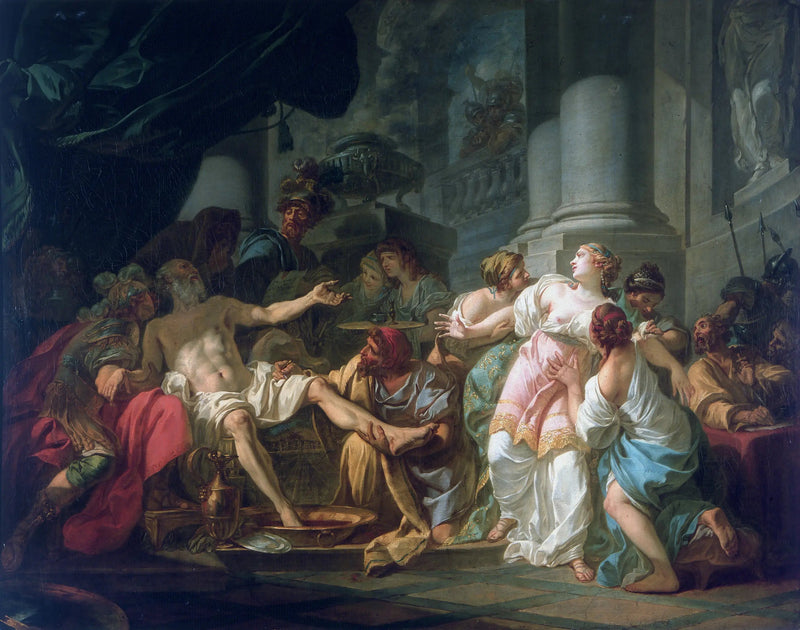 Senecan kuolema - Jacques-Louis David