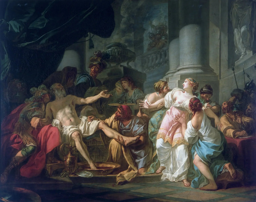 Senecan kuolema - Jacques-Louis David