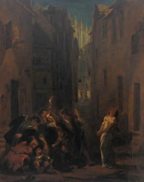 Valentinin kuolema - Eugène Delacroix