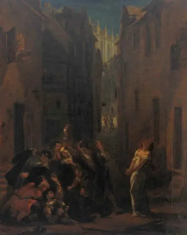 Valentinin kuolema - Eugène Delacroix