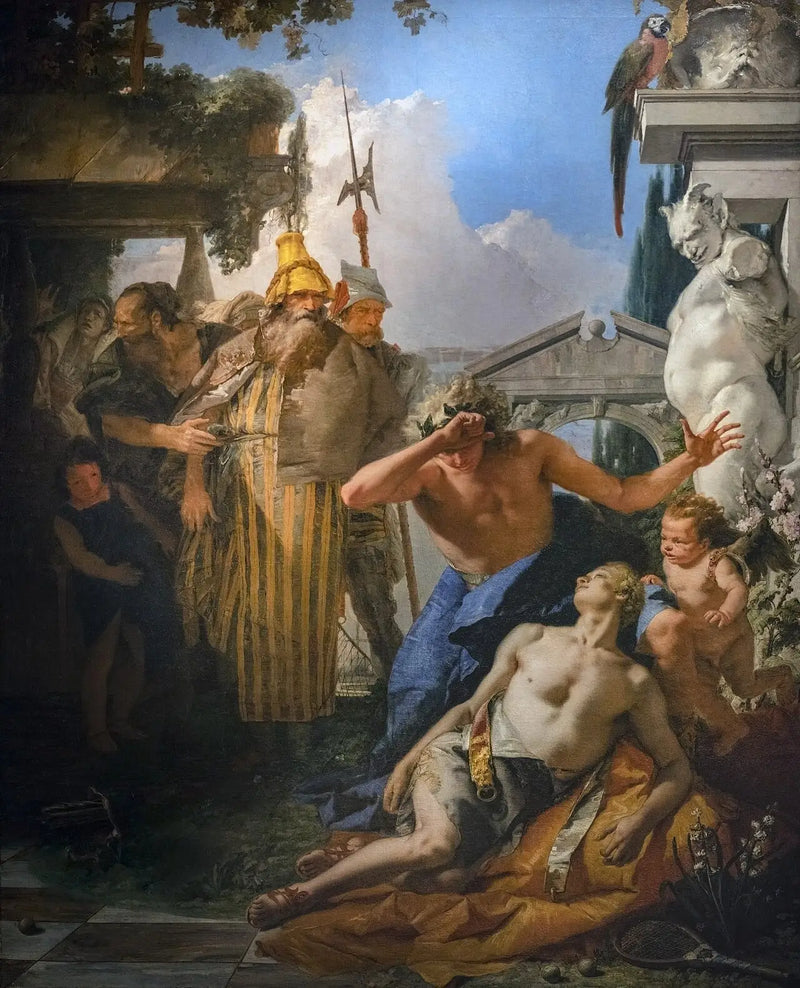 Hyacintin kuolema - Giovanni Battista Tiepolo
