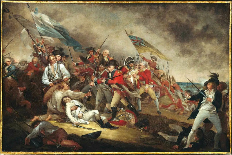 Kenraali Warrenin kuolema Bunkerin Hillin taistelussa, 17. kesäkuuta 1775 - John Trumbull