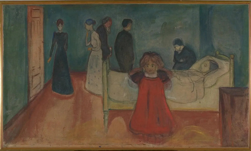 Kuolema ja Lapsi - Edvard Munch